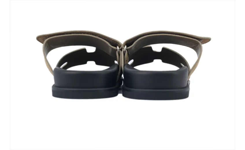 Bstsneaker- HERMES Chypre Sandal Brown Fluff Slippers H222100Z 02340