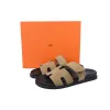 Bstsneaker- HERMES Chypre Sandal Brown Fluff Slippers H222100Z 02340