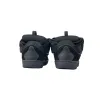 Bstsneaker- Lanvin Leather Curb Triple Black FMSKRK11GRIPA23 1010