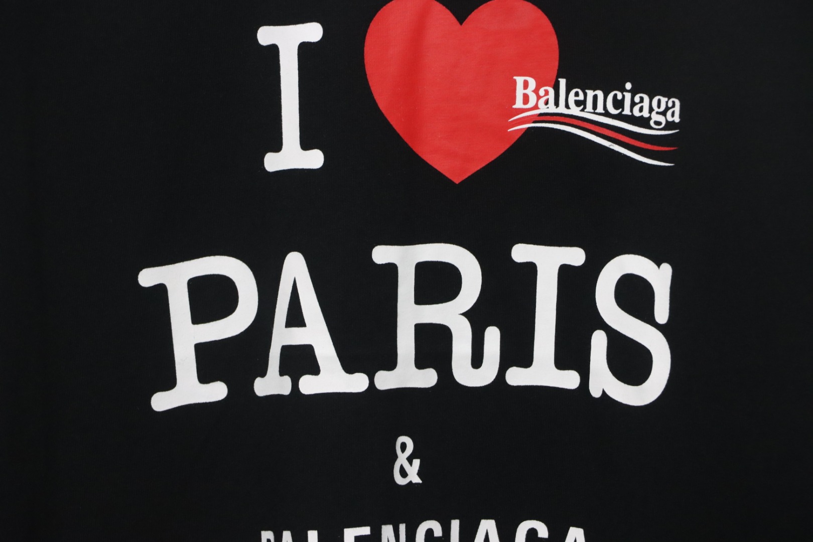 Bstsneaker- Balenciaga 25SS I Heart Paris T-Shirt 130