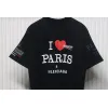 Bstsneaker- Balenciaga 25SS I Heart Paris T-Shirt 130