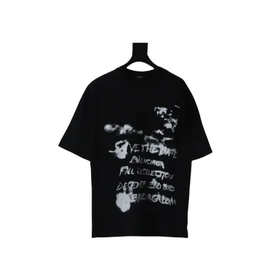 Bstsneaker- Balenciaga 24ss Cloud Letter Print T-shirt 120