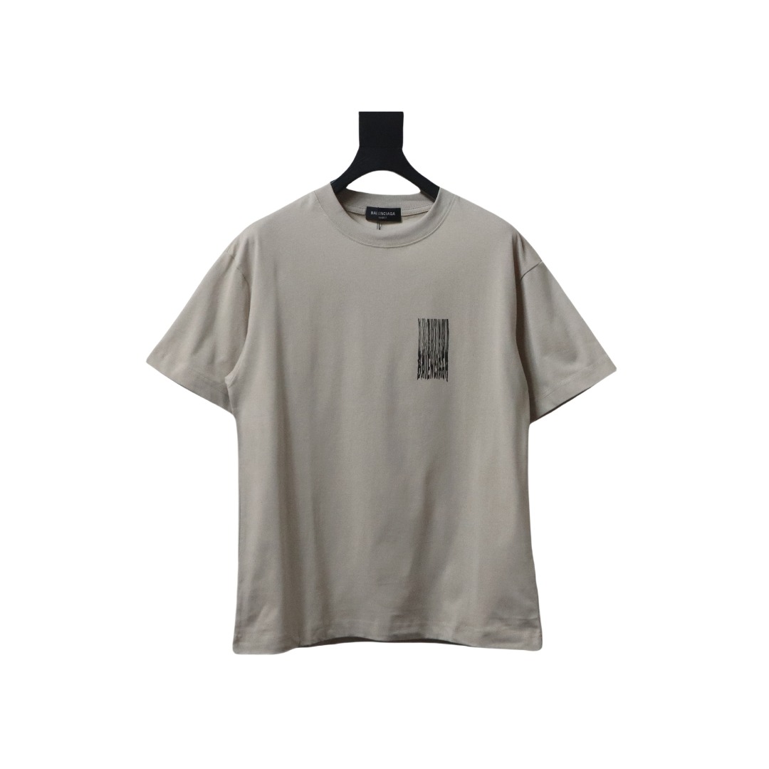 Bstsneaker- Balenciaga Fringed Waterfall Print T-shirt 110