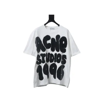 Bstsneaker- Acne Studios Sprayed Logo White T-Shirt 130 