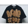 Bstsneaker- Acne Studios Sprayed Logo Black T-Shirt 130 