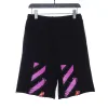Bstsneaker- Off White Purple Twill Shorts 170