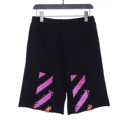 Bstsneaker- Off White Purple Twill Shorts 170 01