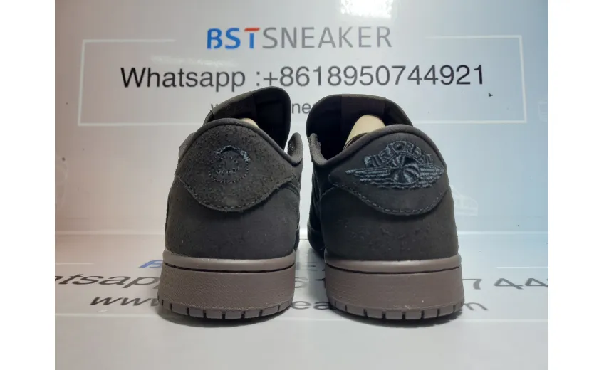 Bstsneaker-Air Jordan 1 Low OG SP Velvet Brown x Travis Scott DM7866-202 