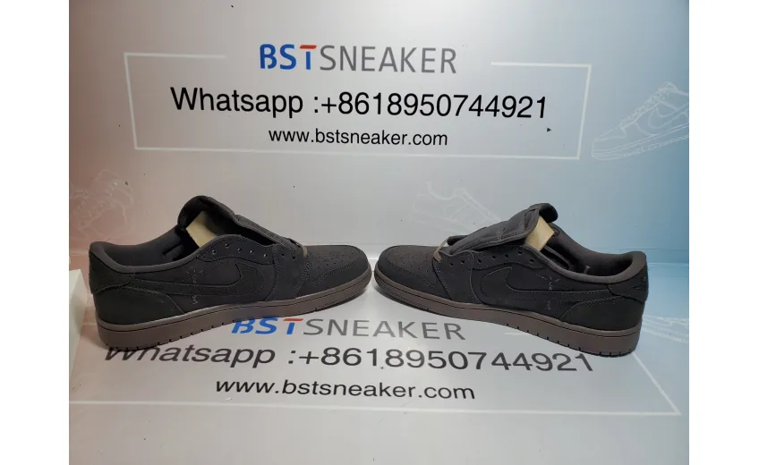 Bstsneaker-Air Jordan 1 Low OG SP Velvet Brown x Travis Scott DM7866-202 