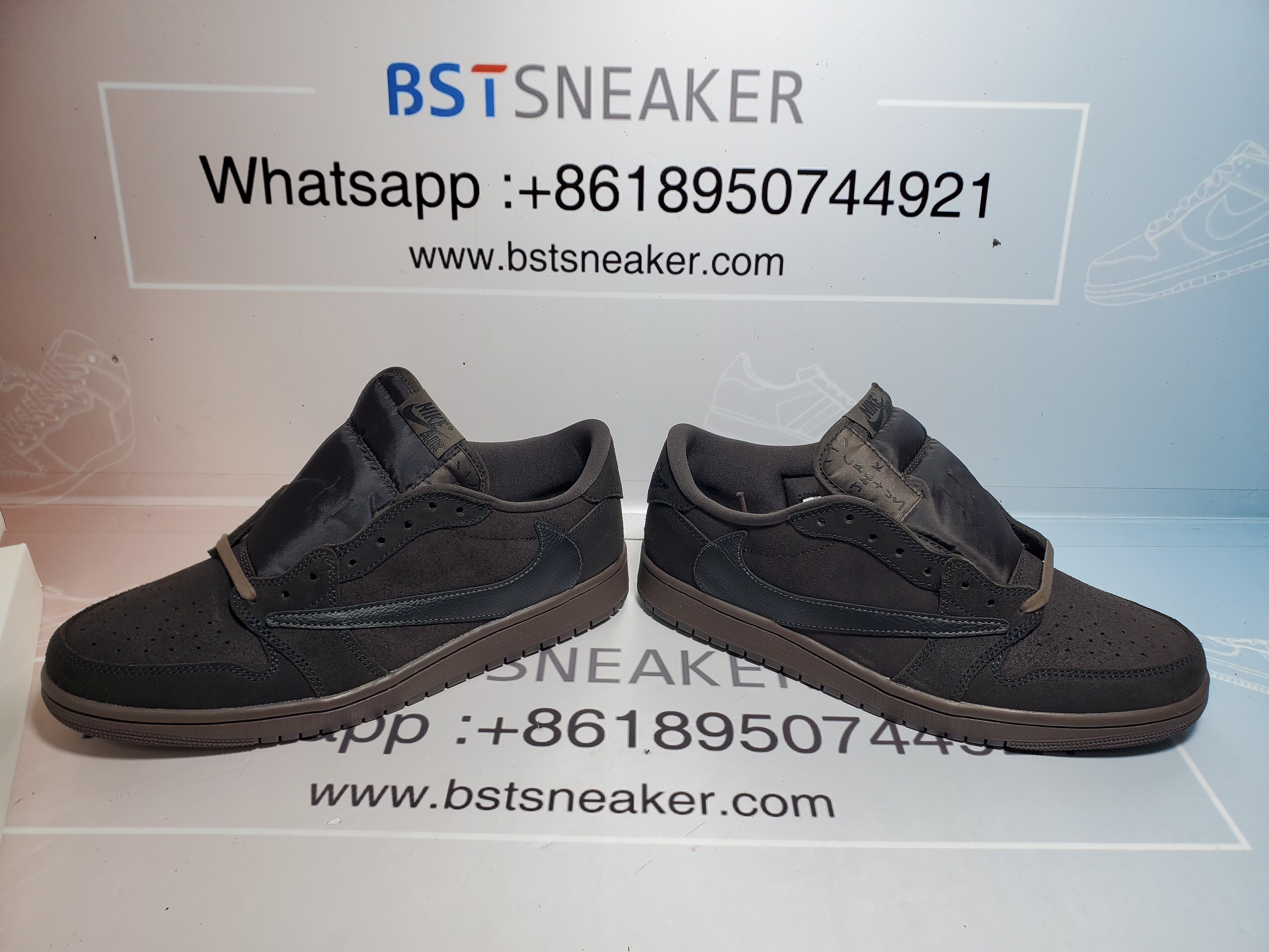 Bstsneaker-Air Jordan 1 Low OG SP Velvet Brown x Travis Scott DM7866-202 