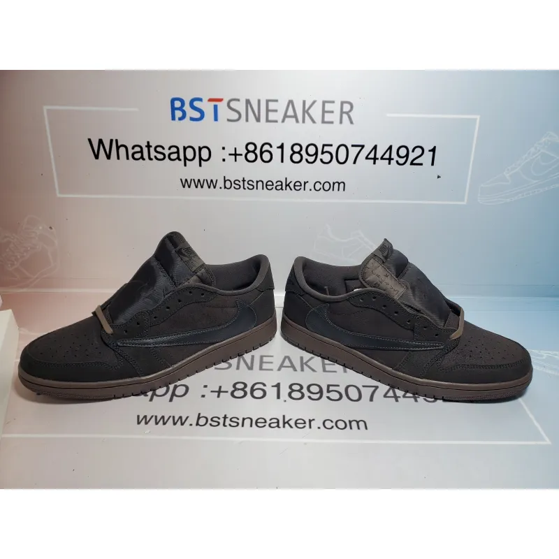 Bstsneaker-Air Jordan 1 Low OG SP Velvet Brown x Travis Scott DM7866-202 
