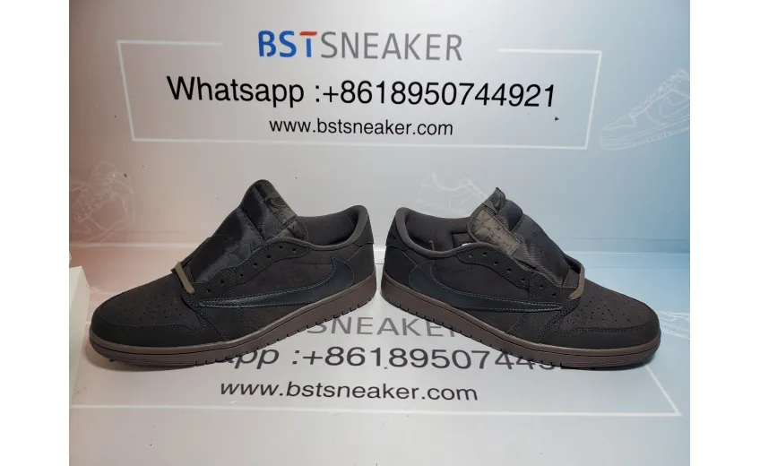 Bstsneaker-Air Jordan 1 Low OG SP Velvet Brown x Travis Scott DM7866-202 