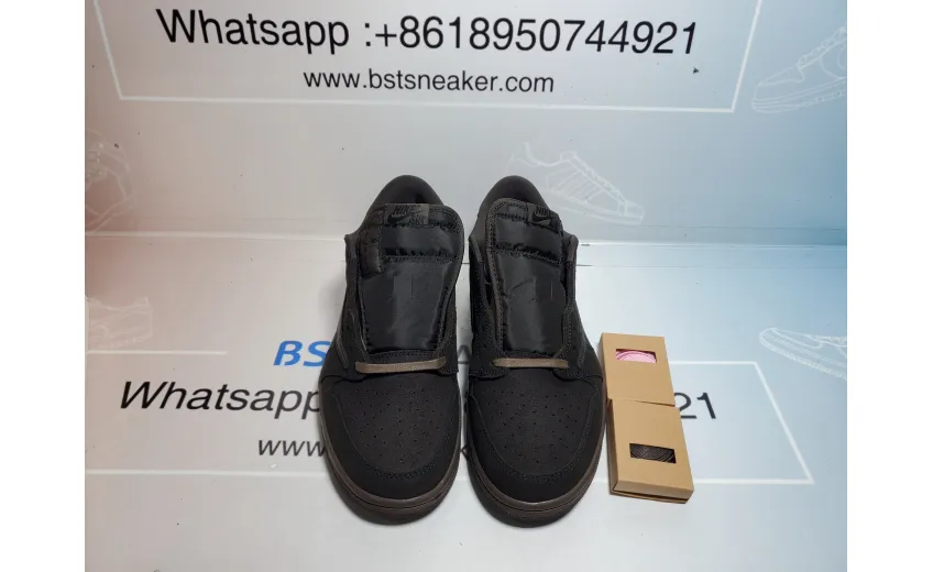 Bstsneaker-Air Jordan 1 Low OG SP Velvet Brown x Travis Scott DM7866-202 