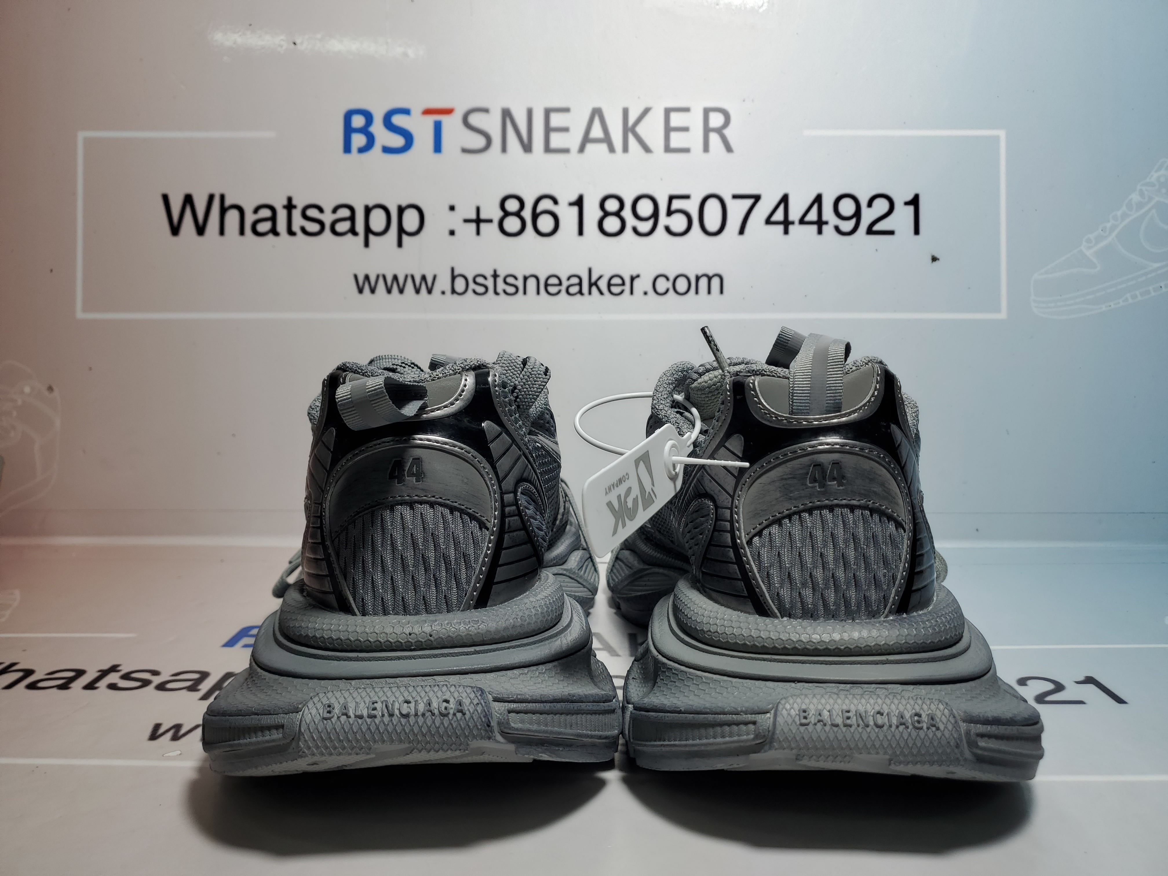 Bstsneaker-Balenciaga Silver Grey 542229 W1RB5 1210 