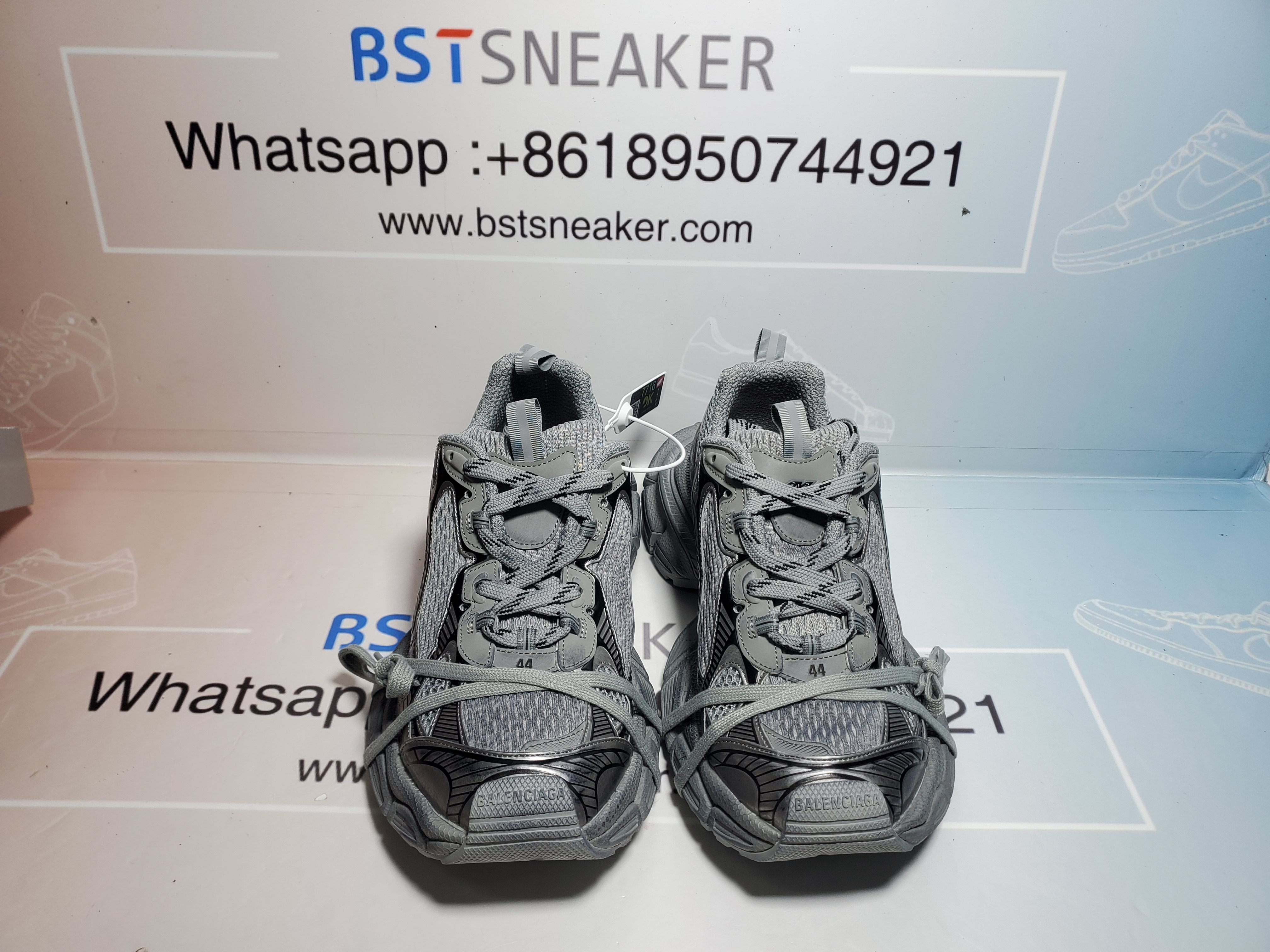 Bstsneaker-Balenciaga Silver Grey 542229 W1RB5 1210 