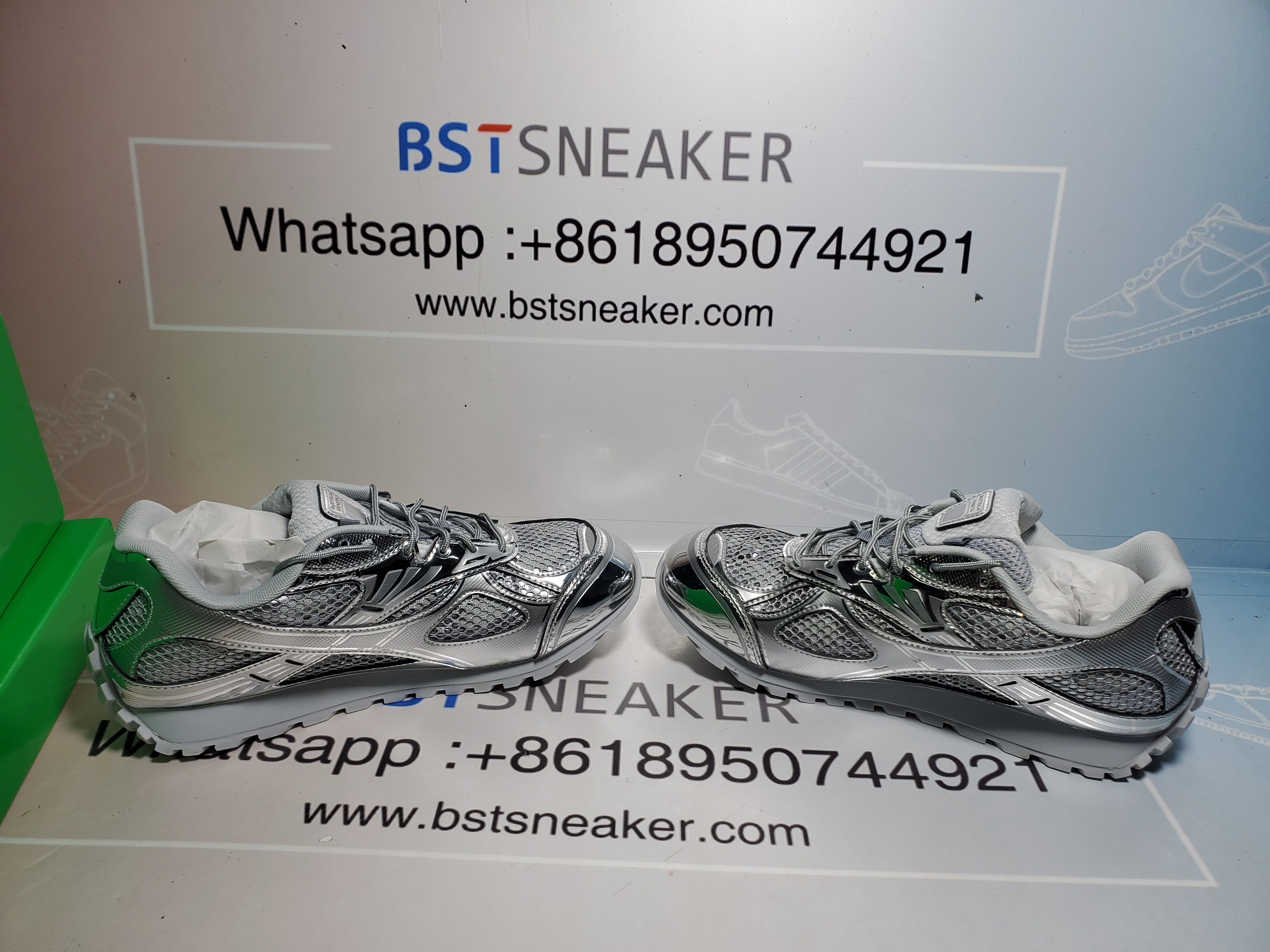 Bstsneaker-Bottega Veneta Orbit Silvery