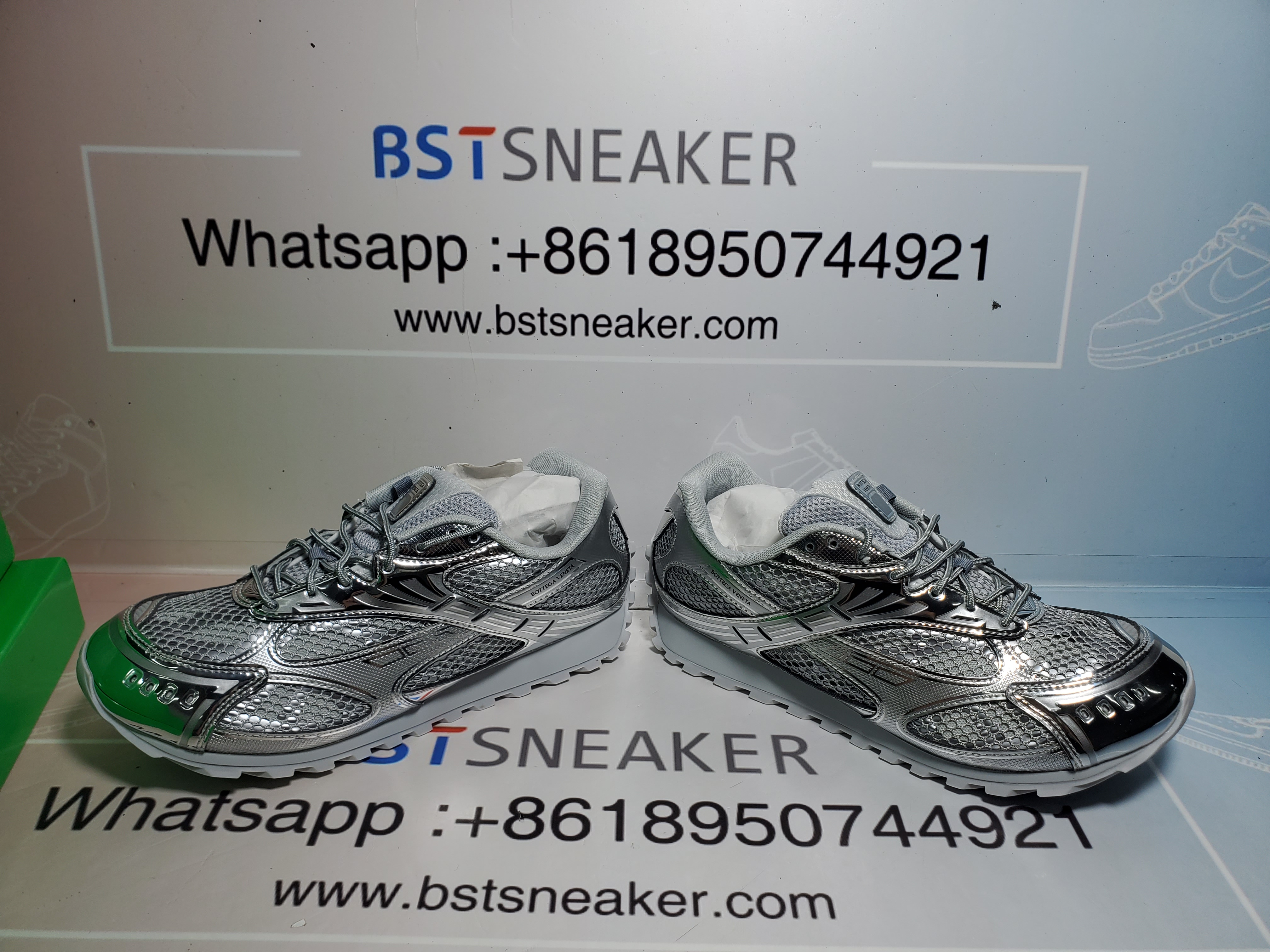 Bstsneaker-Bottega Veneta Orbit Silvery