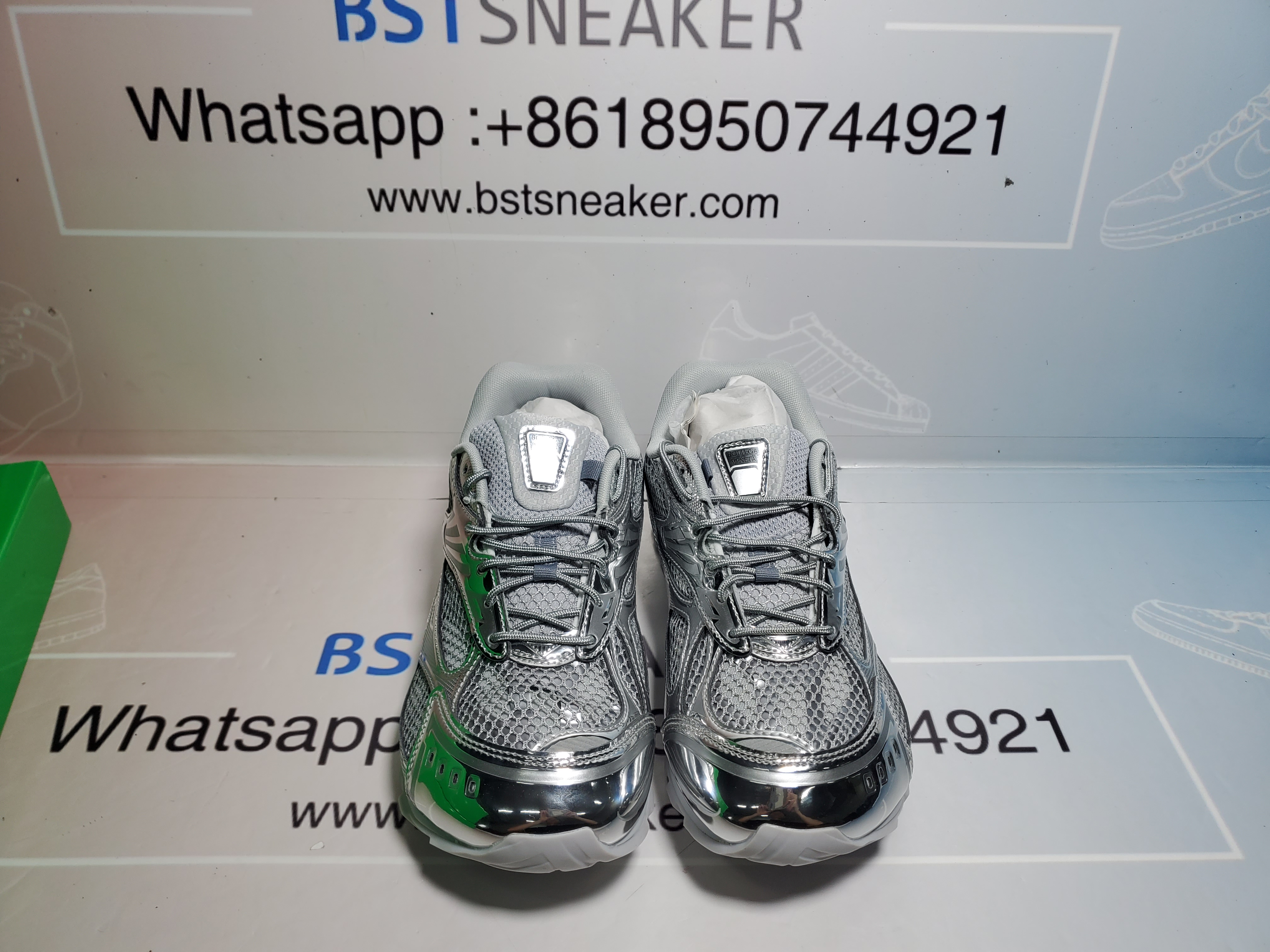 Bstsneaker-Bottega Veneta Orbit Silvery