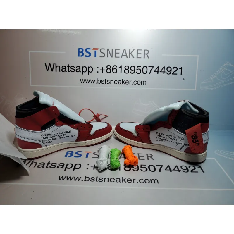 Bstsneaker- Air Jordan 1 Retro High Off-White Chicago AA3834-101
