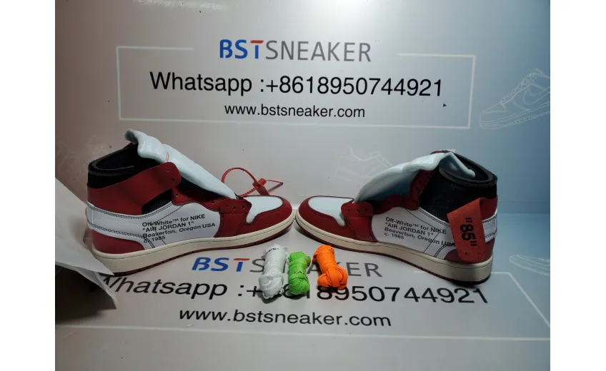 Bstsneaker- Air Jordan 1 Retro High Off-White Chicago AA3834-101