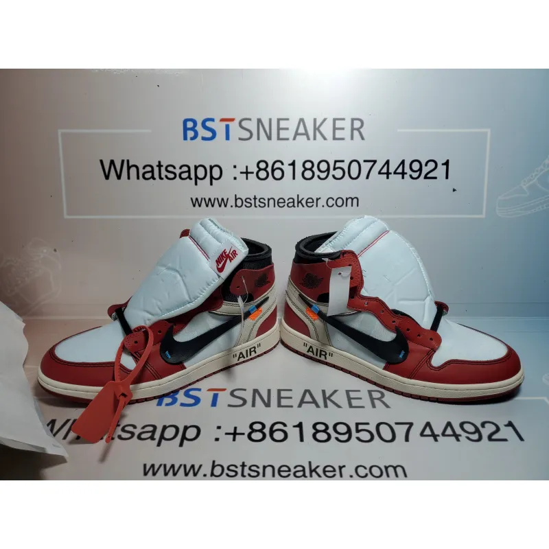 Bstsneaker- Air Jordan 1 Retro High Off-White Chicago AA3834-101