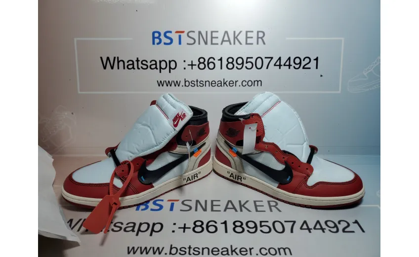 Bstsneaker- Air Jordan 1 Retro High Off-White Chicago AA3834-101