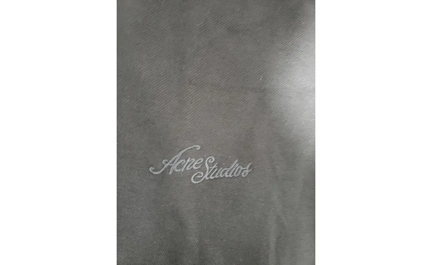 Bstsneaker-Acne Studios Logo Embroidered Cotton piqueT-Shirt 130 