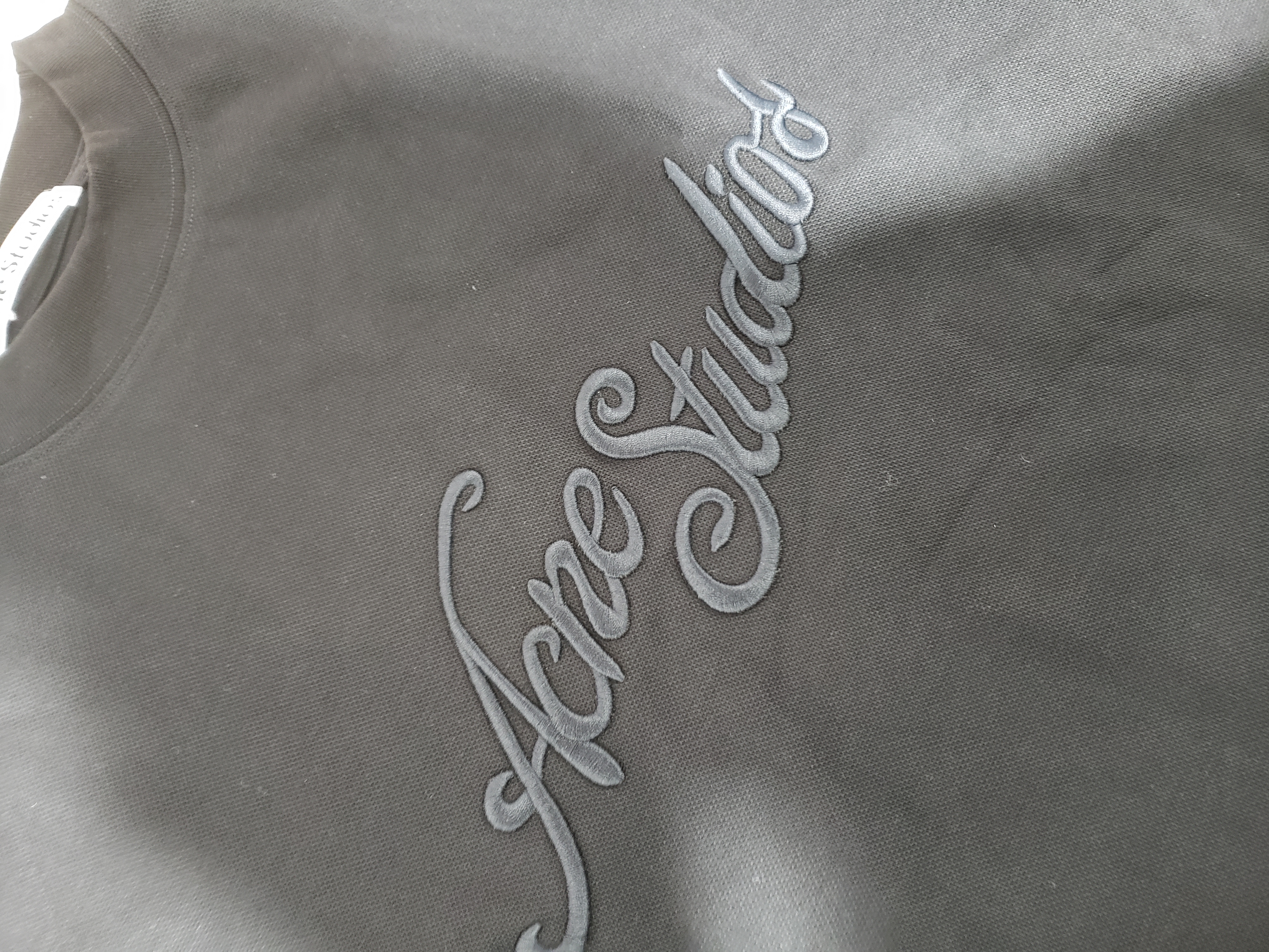 Bstsneaker-Acne Studios Logo Embroidered Cotton piqueT-Shirt 130 