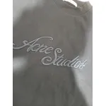 Bstsneaker-Acne Studios Logo Embroidered Cotton piqueT-Shirt 130 