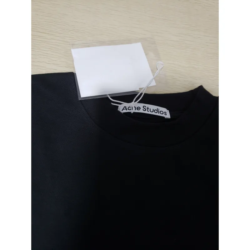 Bstsneaker-Acne Studios Logo Embroidered Cotton piqueT-Shirt 130 