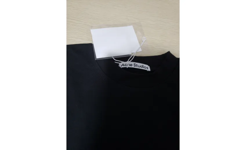 Bstsneaker-Acne Studios Logo Embroidered Cotton piqueT-Shirt 130 