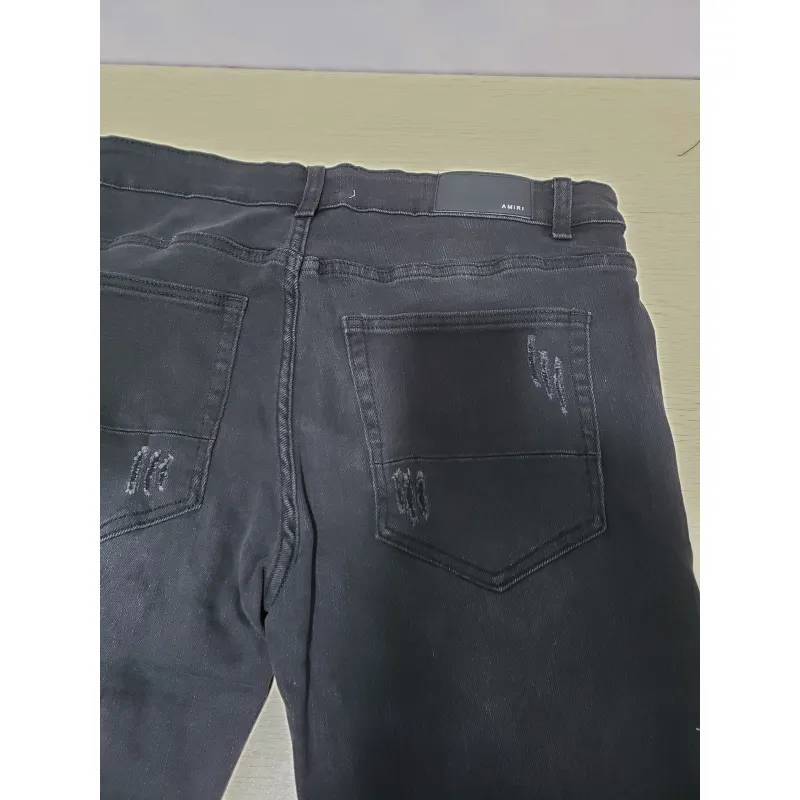 Bstsneaker-AMIRI pink ripped jeans 200