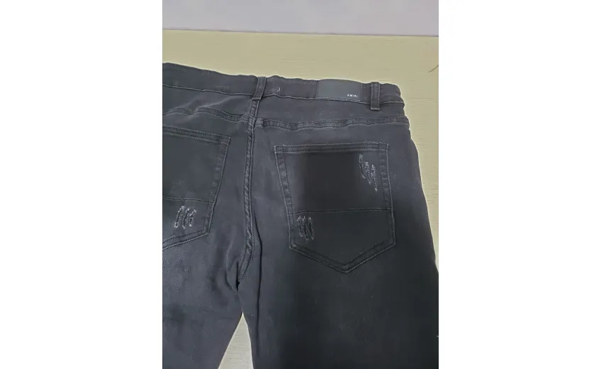 Bstsneaker-AMIRI pink ripped jeans 200