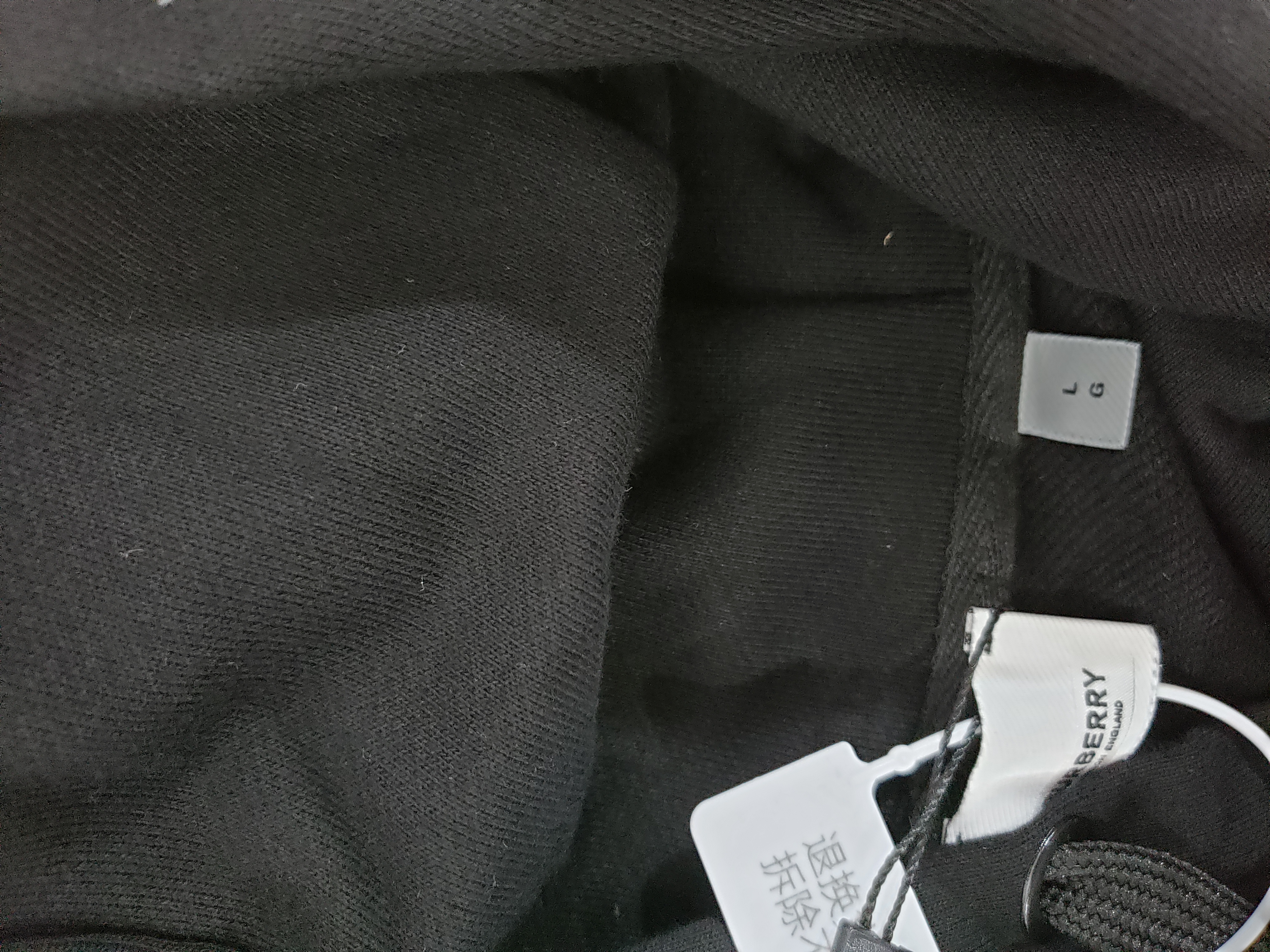 Bstsneaker-Burberry Classic TB Laminated Hoodie black 230