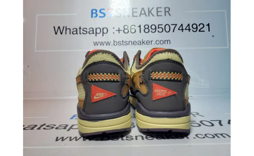 Bstsneaker-Travis Scott x Nike Air Max 1 Baroque Brown DO9392-200 
