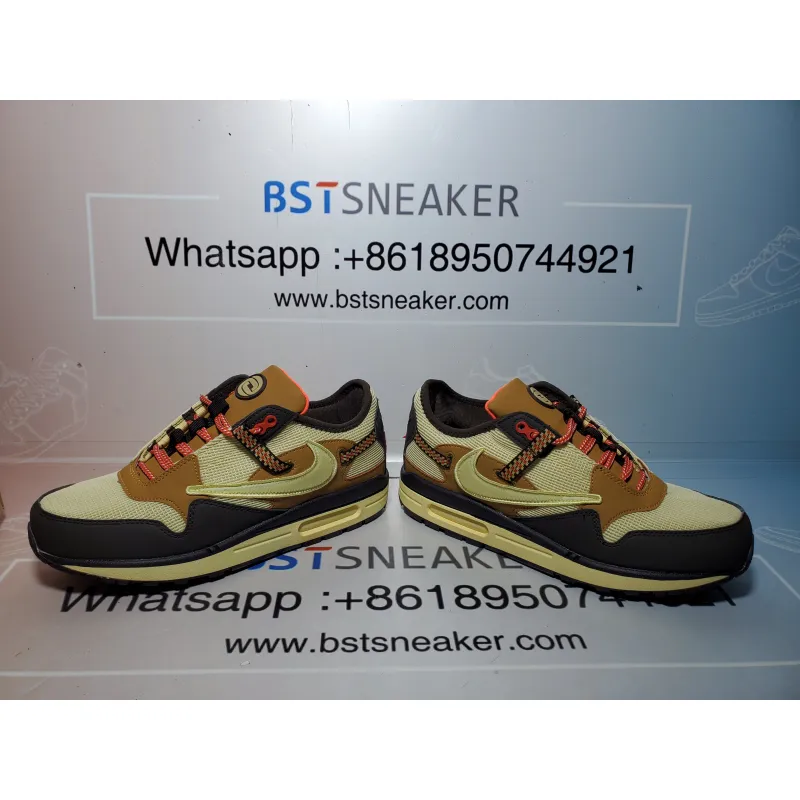 Bstsneaker-Travis Scott x Nike Air Max 1 Baroque Brown DO9392-200 
