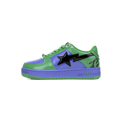 Bstsneaker-Bapesta A Bathing Ape Bape Sta Low The Hulk 1I73-291-904  01