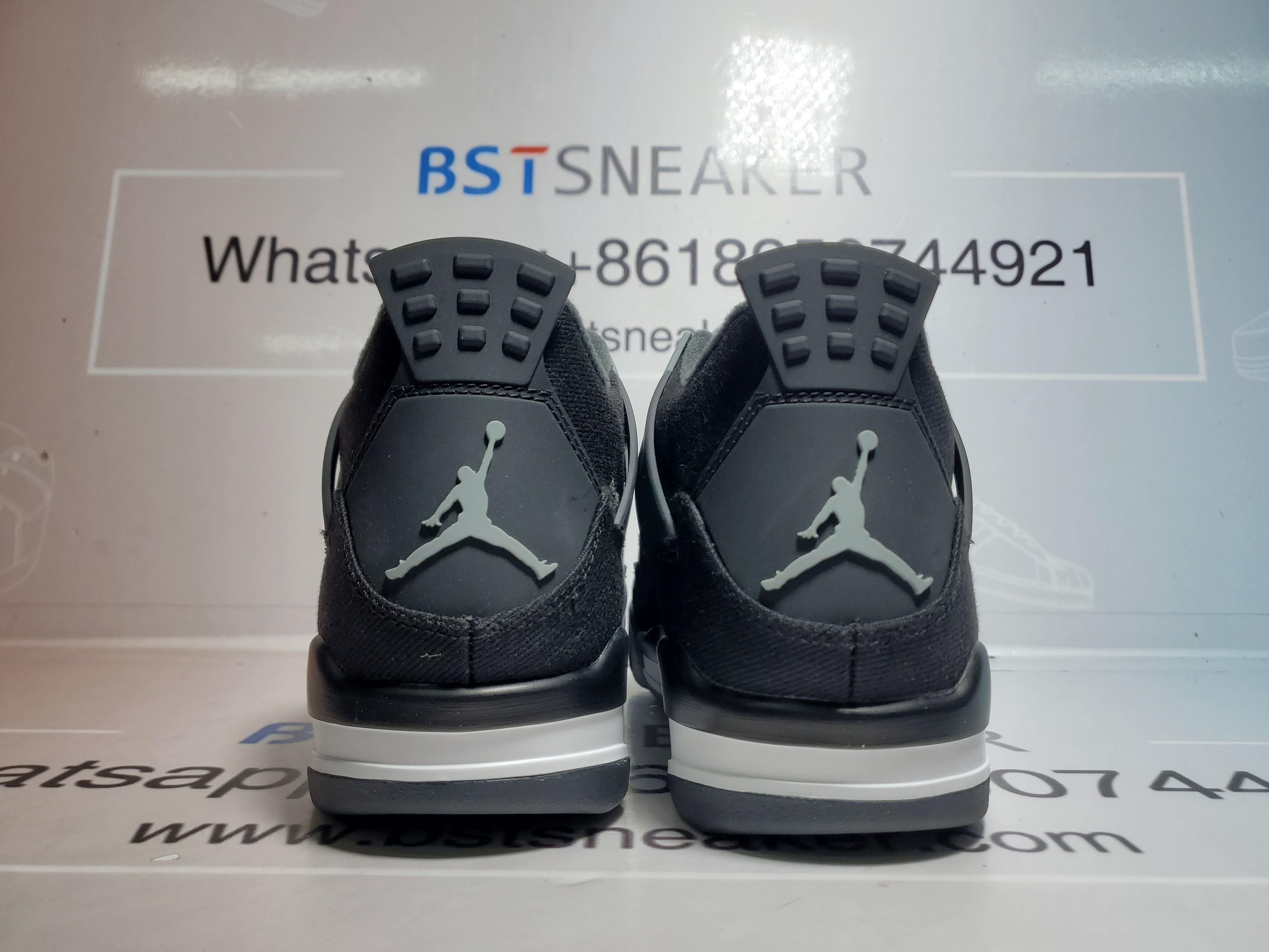 Bstsneaker- Air Jordan 4 Retro Black Canvas DH7138-006  