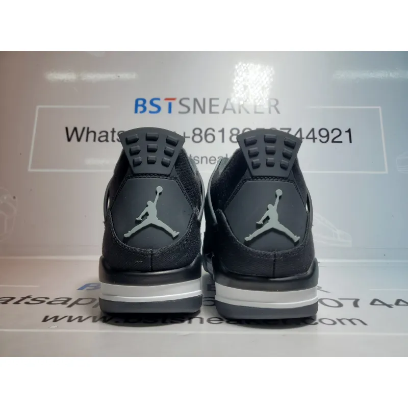 Bstsneaker- Air Jordan 4 Retro Black Canvas DH7138-006  