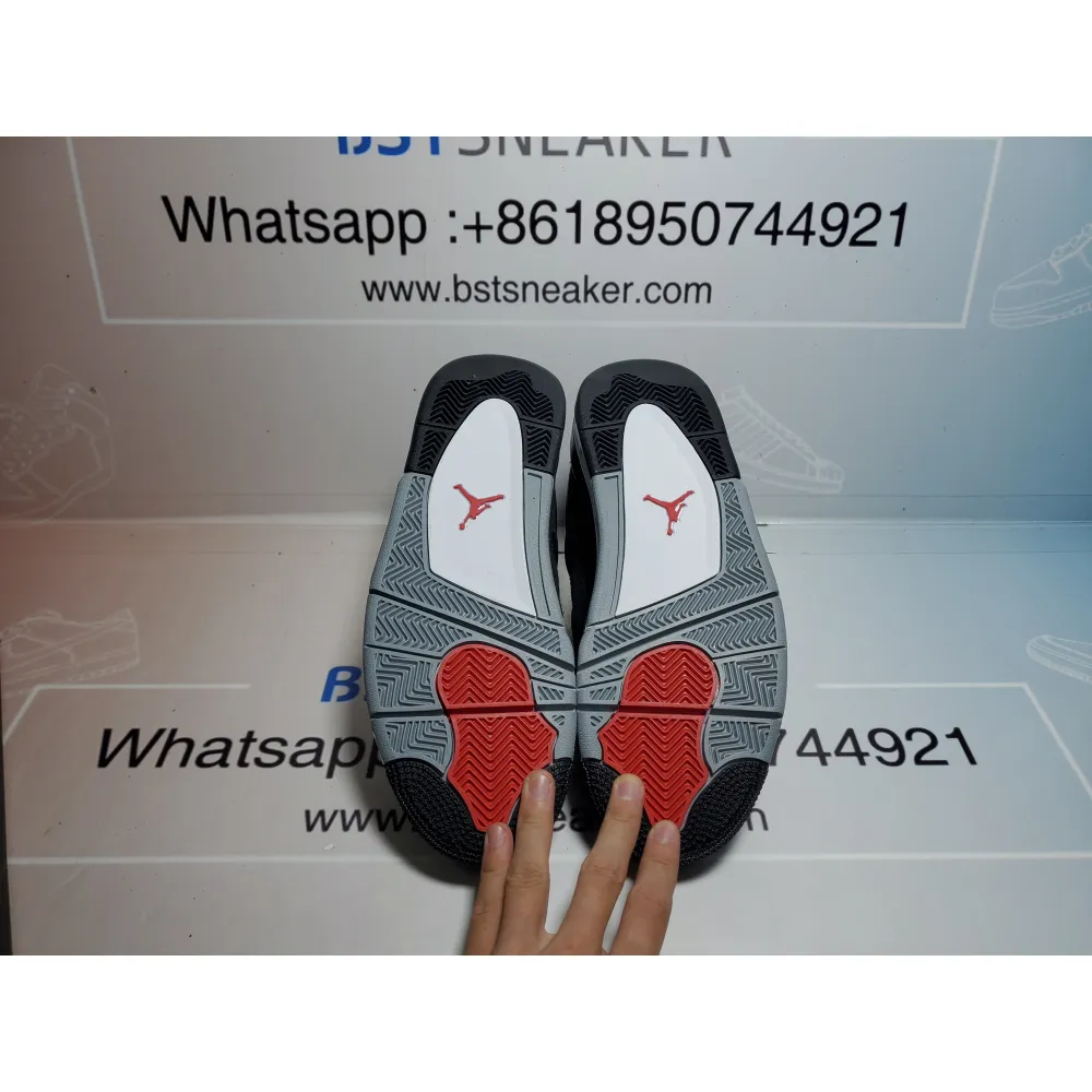 Bstsneaker- Air Jordan 4 Retro Black Canvas DH7138-006  