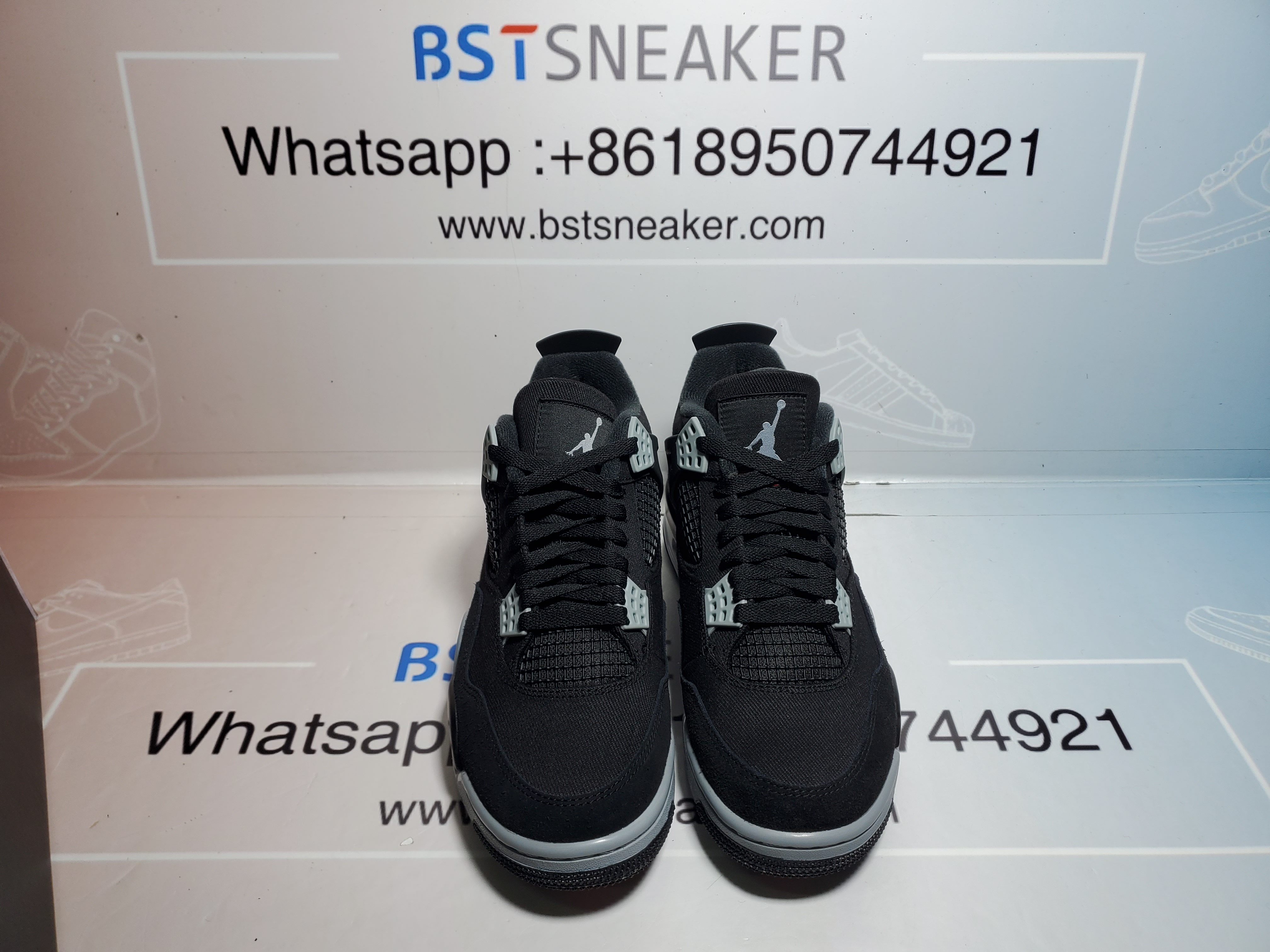 Bstsneaker- Air Jordan 4 Retro Black Canvas DH7138-006  