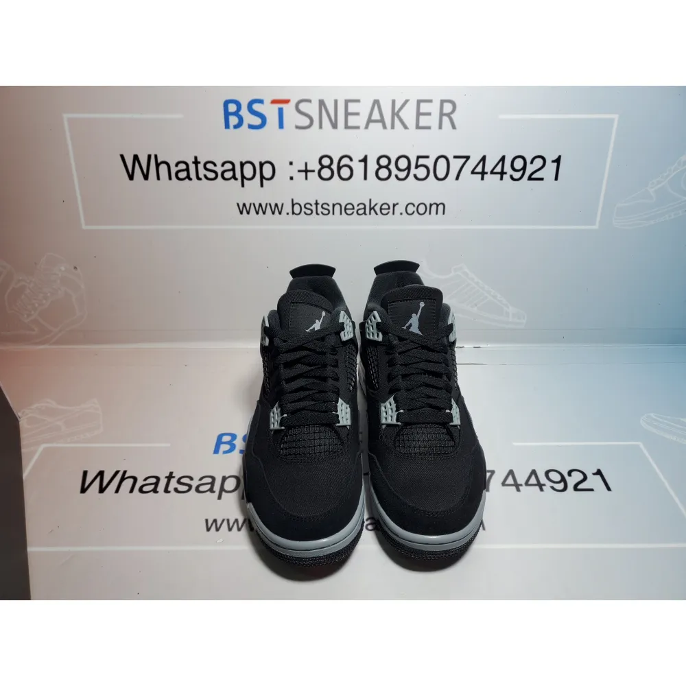 Bstsneaker- Air Jordan 4 Retro Black Canvas DH7138-006  