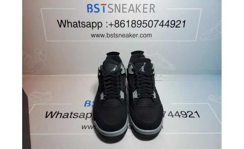 Bstsneaker- Air Jordan 4 Retro Black Canvas DH7138-006  
