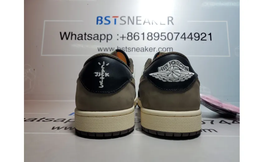 Bstsneaker- Travis Scott x Air Jordan 1 Low Dark Mocha CQ4277-105 