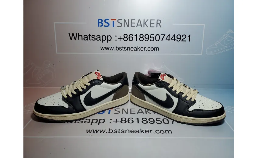 Bstsneaker- Travis Scott x Air Jordan 1 Low Dark Mocha CQ4277-105 