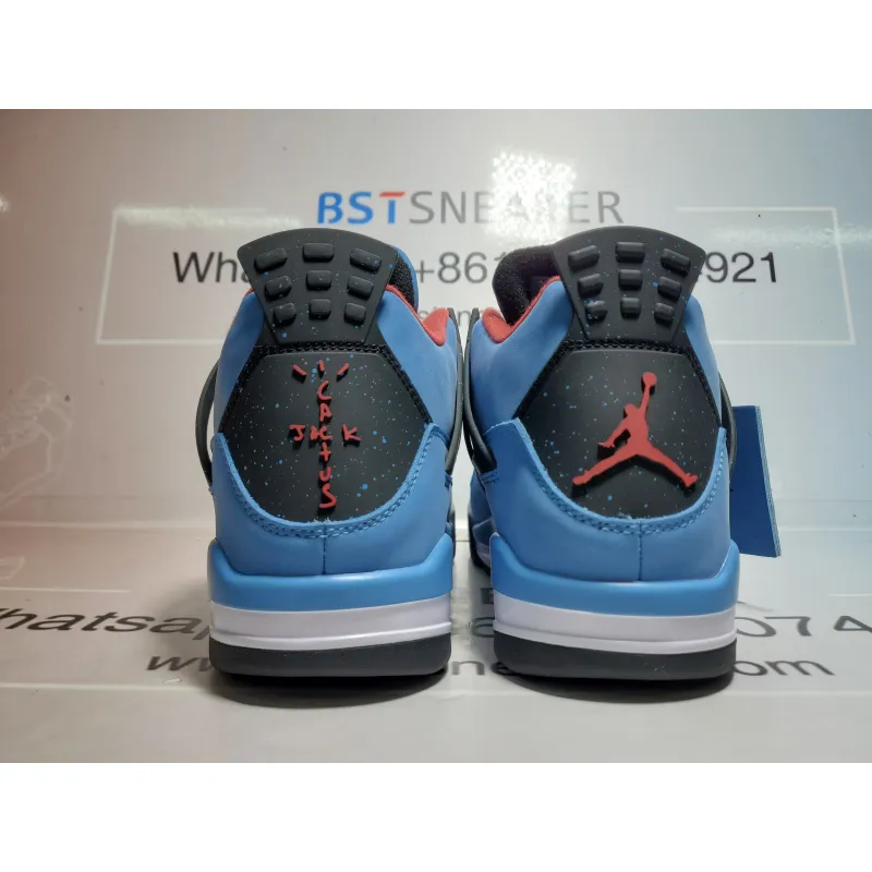 Bstsneaker-Air Jordan 4 Retro Travis Scott Cactus Jack 308497-406