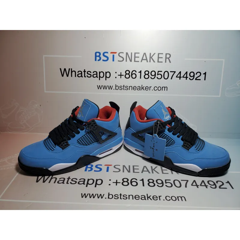 Bstsneaker-Air Jordan 4 Retro Travis Scott Cactus Jack 308497-406
