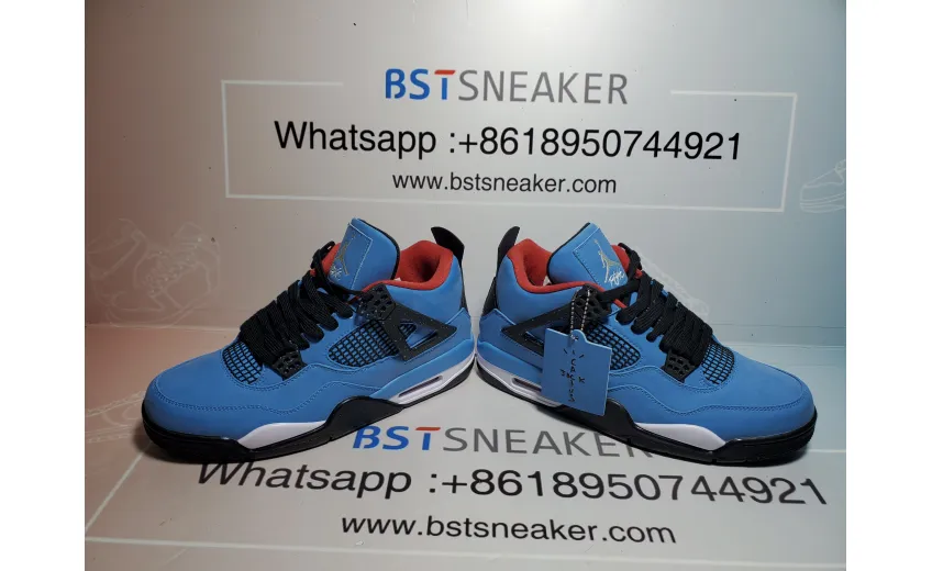 Bstsneaker-Air Jordan 4 Retro Travis Scott Cactus Jack 308497-406