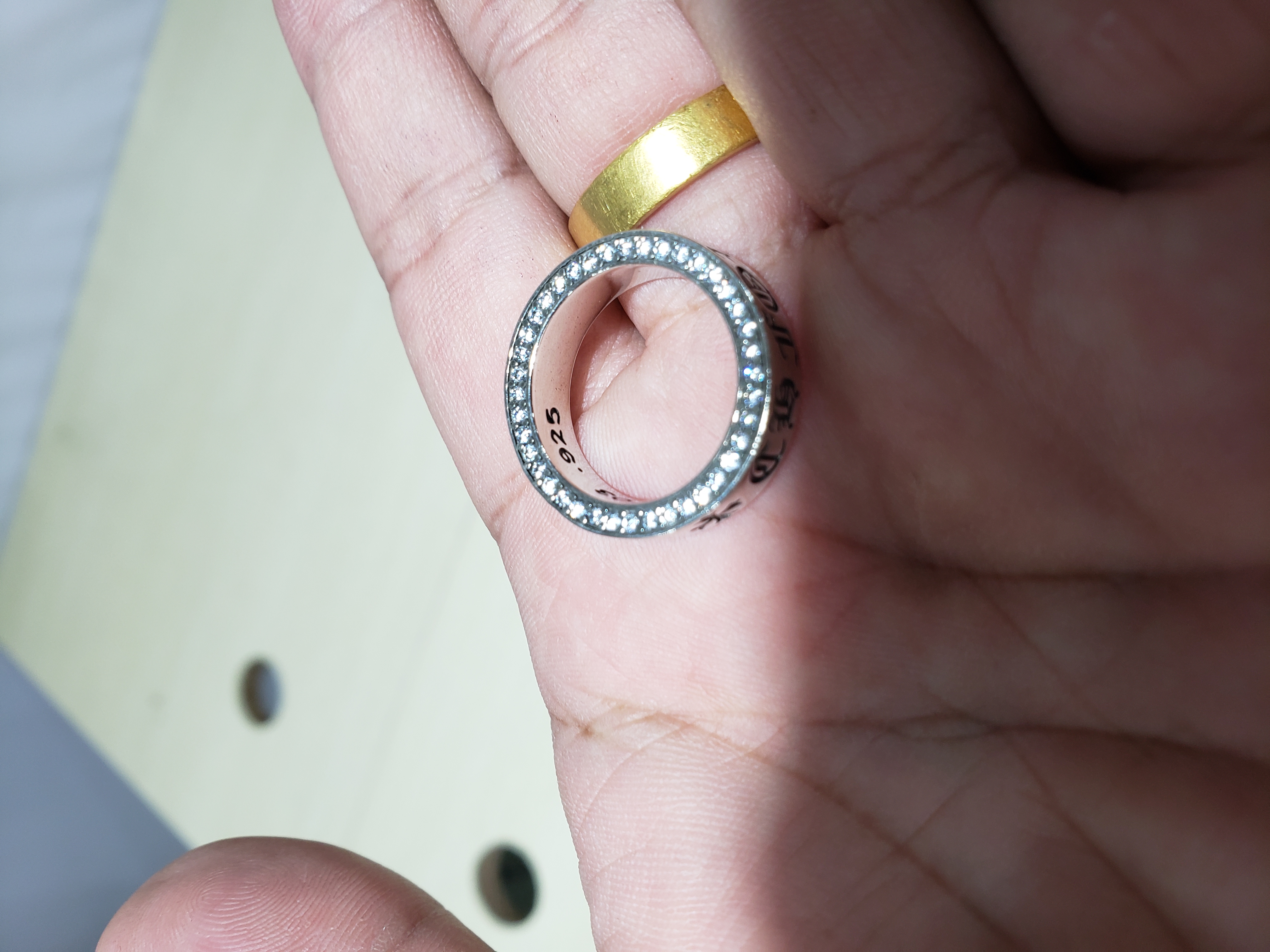 Bstsneaker-Chrome Hearts Diamond Eternity Ring 140