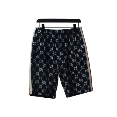 Bstsneaker- Gucci Blue Side Contrast Striped Shorts150 01